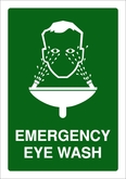 Emergency Eye Wash sign